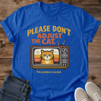 Cat Lover Gift Funny Graphic Tee Retro Design Vintage Style Shirt Orange Tabby Print Sarcastic Humor Statement Casual Everyday Wear Comfortable Fabric Pet Owner Apparel Novelty Tshirt Weekend Lounging Outfit Gag Gift Present Collection