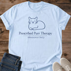 Comfortable Cat Graphic Shirt Soft Ring Spun Cotton Tee Minimalist Line Art Design Lightweight Breathable Fabric Choice Relaxed Fit Daily Wear Crew Neck Classic Style Casual Home Comfort Essential Cozy Loungewear Piece Feline Theme Apparel