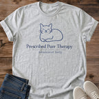 Cat Lover Comfort Shirt Minimalist Line Drawing Design Soft Cotton Tee Daily Wear Essential Relaxed Fit Style Casual Home Loungewear Piece Coffee Morning Outfit Lightweight Breathable Fabric Crew Neck Classic Cut Calming Graphic Design