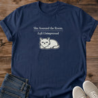 Witty Humor Tshirt Women Sarcastic Graphic Design Soft Cotton Tee Crew Neck Style Comfortable Everyday Shirt Funny Statement Apparel Ring Spun Fabric Quality Gift For Women Novelty Humor Tee Casual Wear Essential Bold Design Shirt Relaxed