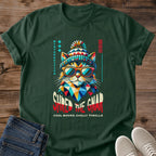 Ski Cat Shirt Shred The Gnar Tee Cool Cat With Pom Beanie And Sunglasses Low Poly Illustration Bold Retro Lettering Snowboarder Gift Cat Owner Gift For Her Cat Dad Tee Ski Trip Shirt Soft Cotton Unisex Shirt Cat Whisker Co