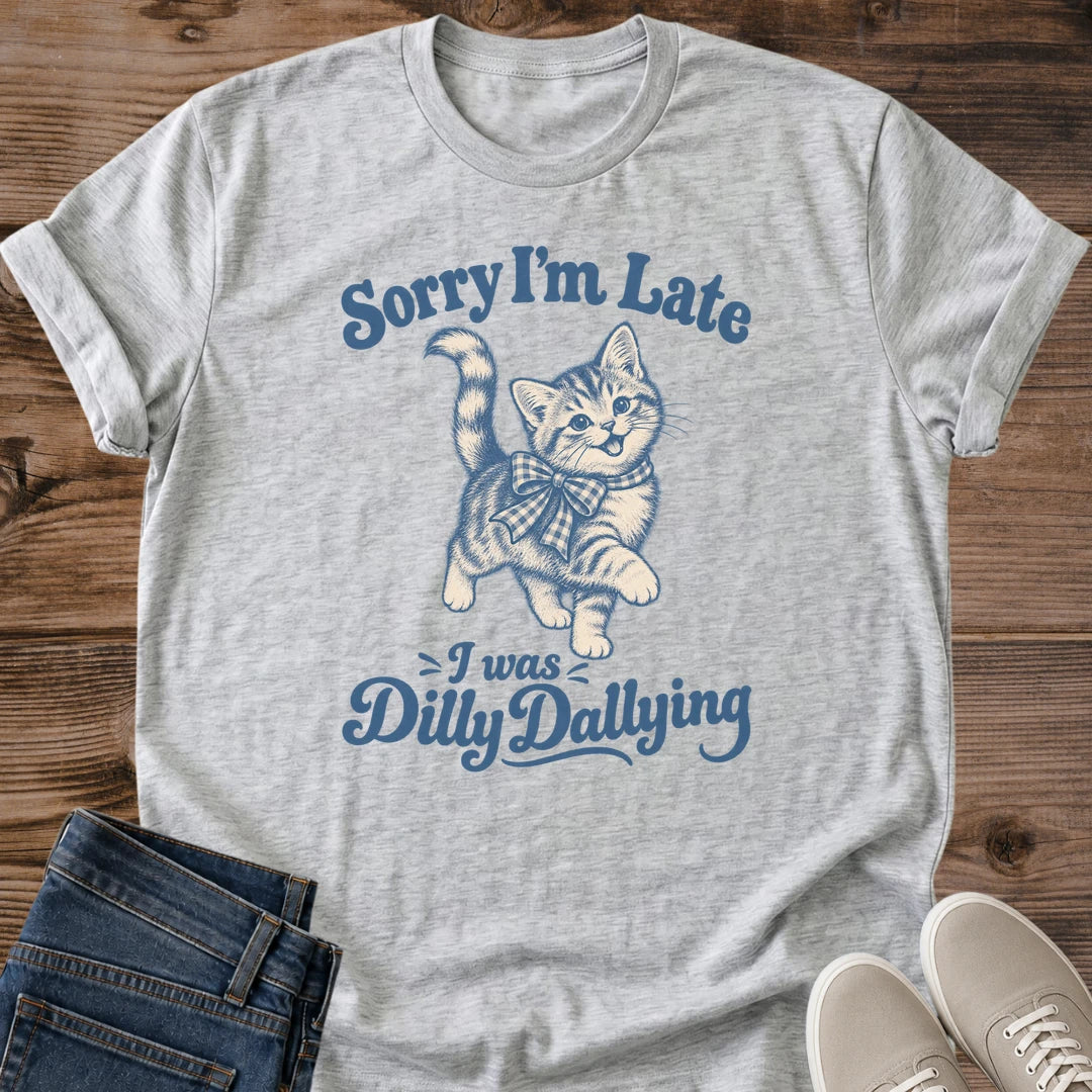 Funny Cat Shirt Vintage Kitten Graphic Tee Cat Lover Gift Soft Cotton Fabric Comfortable Everyday Wear Humorous Statement Design Retro Style Illustration Novelty Gift Idea Casual Outfit Essential Breathable Lightweight Material Perfect