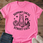 Cat Rescue Shirt – Support Local Street Cats Vintage Design