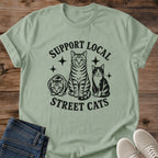Cat Rescue Shirt – Support Local Street Cats Vintage Design