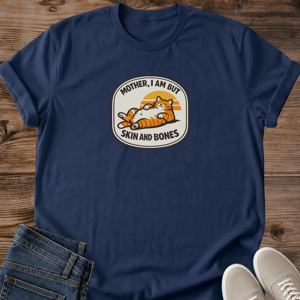 Retro Cat Shirt Vintage Sunset Design Ginger Cat Graphic Tee Cotton Crew Neck Shirt Comfortable Casual Wear Cat Lover Apparel Ring Spun Fabric Soft Lightweight Material Novelty Gift Pet Owner Present Daily Outfit Statement Tee