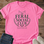 Novelty Cat Gift Funny Pet Owner Shirt Vintage Graphic Tee Design Athletic Department Style Feral Cat Theme Forest Green Apparel Humorous Animal Lover Tee Perfect Cat Parent Gift Retro Casual Wear Bold Statement Design Pet Enthusiast