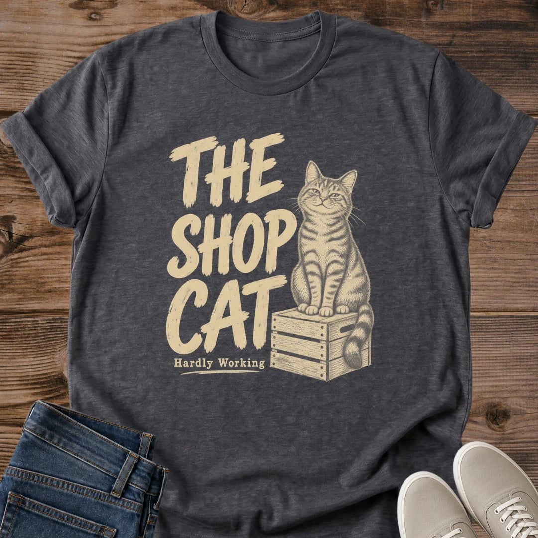 Casual Cat Tshirt Retro Tabby Graphic Soft Cotton Tee Everyday Comfortable Wear Cat Lover Fashion Statement Vintage Feline Design Breathable Fabric Relaxed Crew Neck Shirt Perfect Gift For Animal Lovers Lightweight Daily Wardrobe Essential