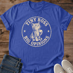 Soft Cotton Graphic Tee Vintage Kitten Print Design Retro Cat Shirt Lightweight Crew Neck Comfortable Fit Ring Spun Fabric Casual Everyday Wear Relaxed Weekend Outfit Pet Lover Apparel Novelty Statement Piece Distressed Print Style Cozy