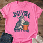 Plant Mom Cat Shirt Pruned By The Cat Tee Curious Tabby Cat Nibbling Potted Plant Illustration Cottagecore Garden Cat Design Funny Plant Lover Shirt Cat Owner Gift For Her Cat Dad Tee Soft Cotton Unisex Shirt Cat Whisker Co
