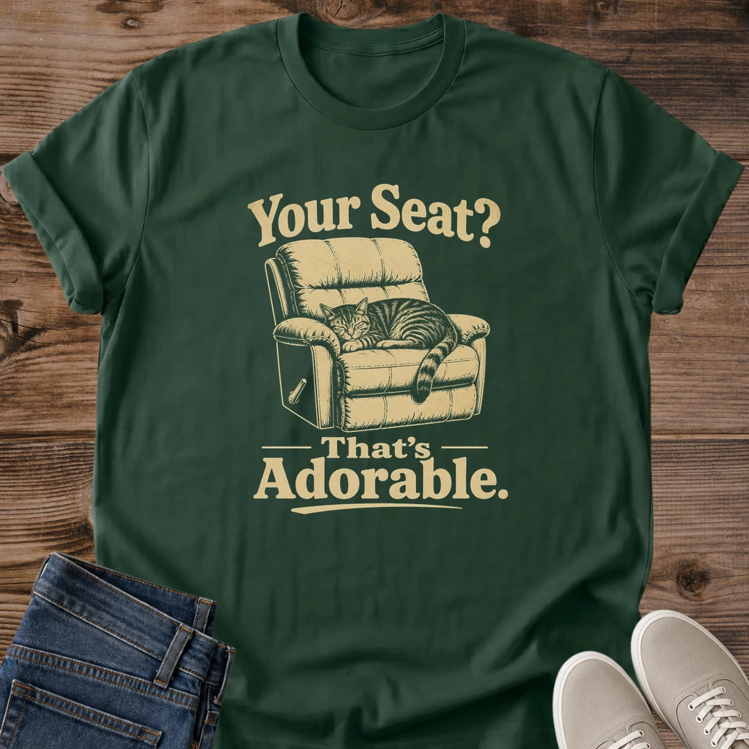 Novelty Cat Shirt Funny Graphic Tee Sarcastic Cat Design Shirt Vintage Print Tee Cat Lover Apparel Soft Ring Spun Cotton Comfortable Everyday Shirt Casual Cat Owner Gift Humorous Cat Graphic Tee Relaxed Cotton Shirt Cat Themed Gift Idea